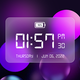 Horloge numérique LED : Réveil icône