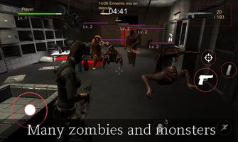 악의 좀비 주민 공포 : 3 인칭 슈팅 게임 포스터