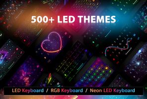 Neon LED Keyboard - RGB Themes Cartaz