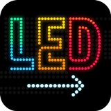 Criador de banners de text LED ícone
