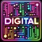 Led screen : LED digital آئیکن