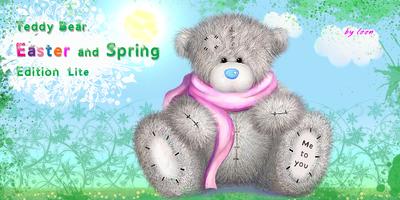 Easter & Spring Teddy Lite Affiche