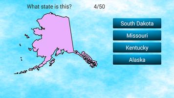 U.S. States and Capitals Quiz screenshot 1