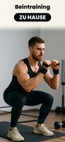 Beintraining für Männer Plakat