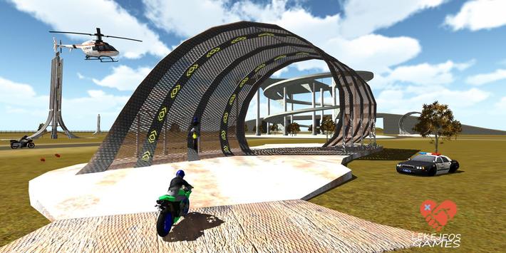 Escape Simulator: Chasing Motorcycle Police screenshot 1