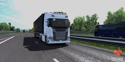 Euro Truck Driver Simulator : Lorry Trip 2019 Affiche