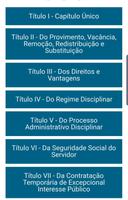 Estatuto do Servidor Público ảnh chụp màn hình 1