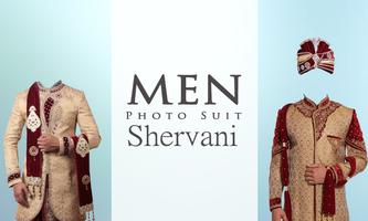 Men Sherwani Photo Suit постер