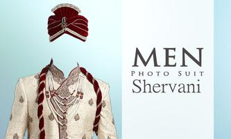 Men Sherwani Photo Suit 스크린샷 1
