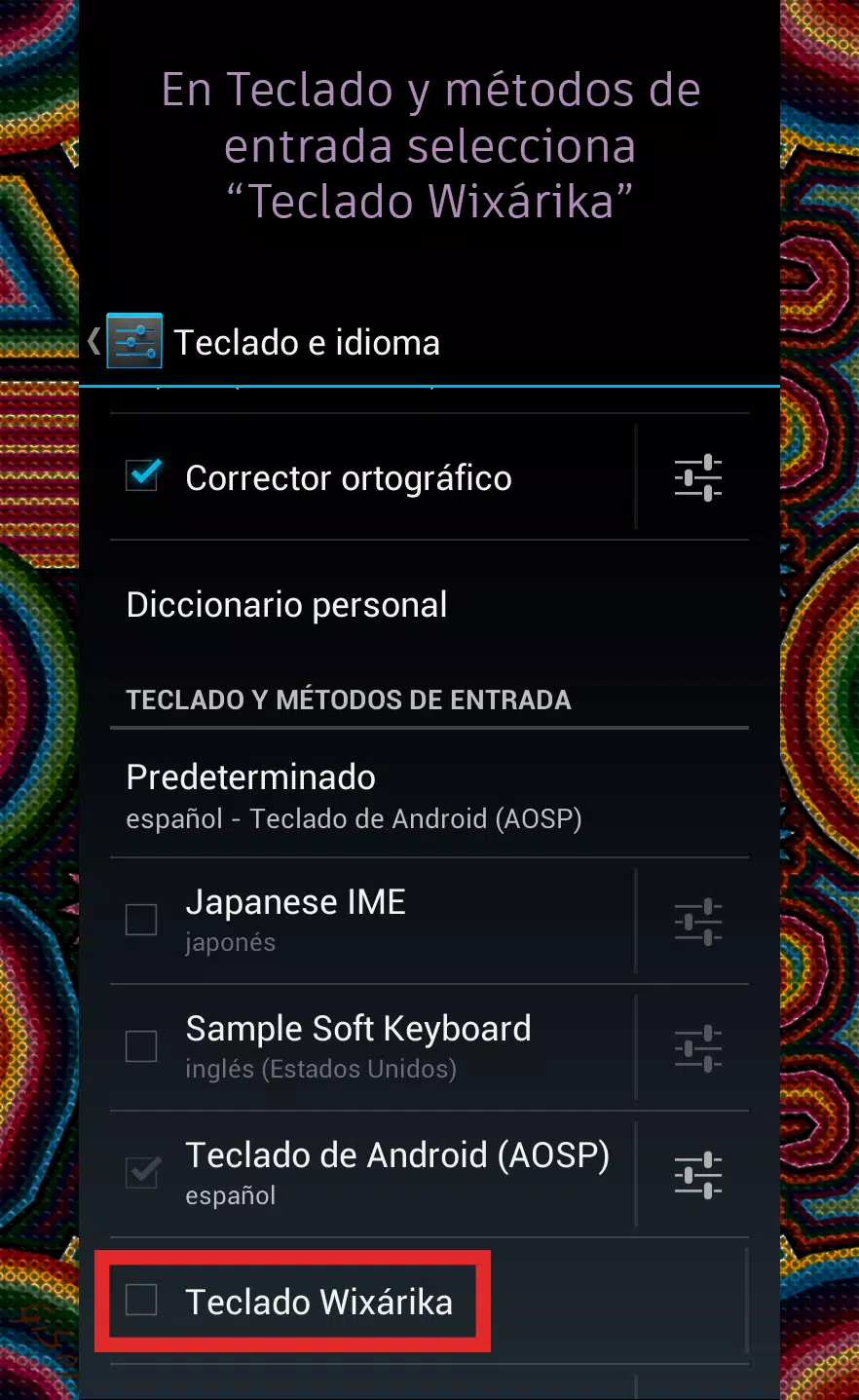 Teclado Wixárika APK for Android Download