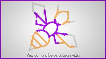 Líneas - puzles de dibujos con Poster
