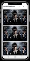 Wednesday Addam Keyboard Theme постер