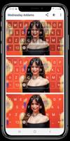 Wednesday Addam Keyboard Theme скриншот 2
