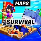 Maps Block Raft Survival আইকন