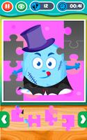 Monster Puzzles Kinder Plakat