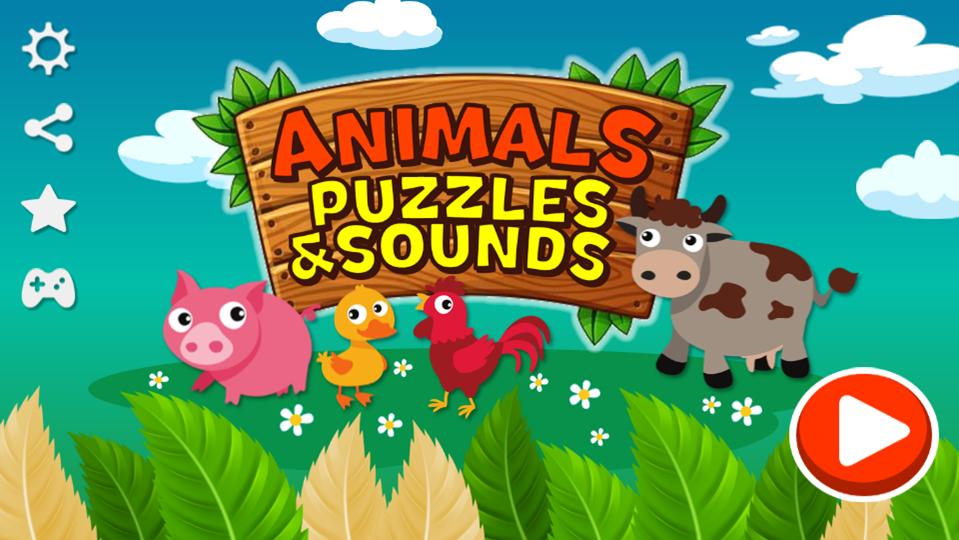 Android İndirme için Animals Puzzles & Sounds APK
