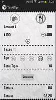 USA Tax & Tip Affiche