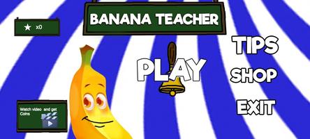 Teacher Banana - Scary Fruit Affiche
