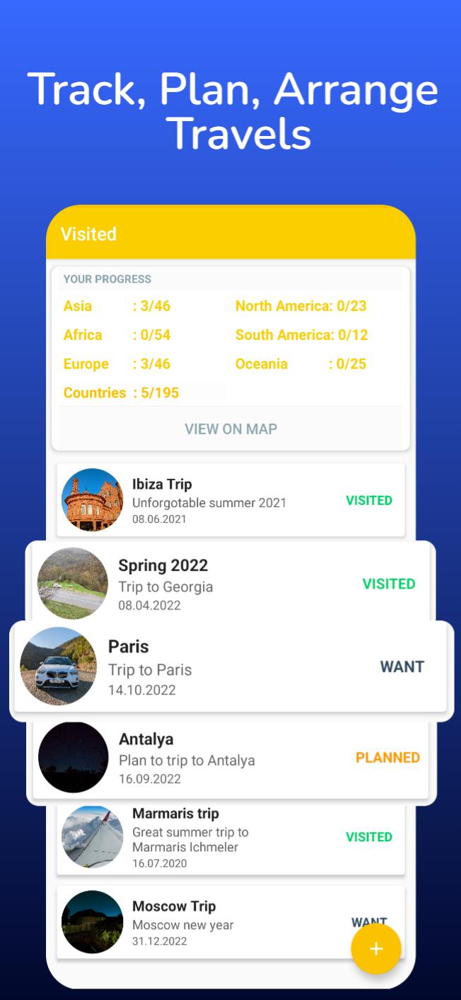 Visited Places : Been Map APK for Android Download