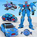 Flying Heli Robot Bike Games APK