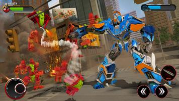 Monster Crocodile Robot Rampage City Attack Screenshot 2