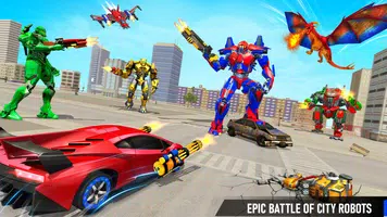 Robot Transform Game Jet Robot تصوير الشاشة 5