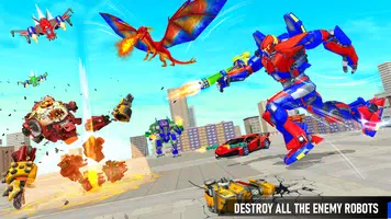 Robot Transform Game Jet Robot تصوير الشاشة 3