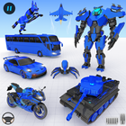 Wild Jackal Robot Bike Games ไอคอน