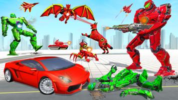 Wild Jackal Robot Bike Games โปสเตอร์