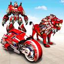 Real Lion Transform Robot Hero: Robot Games APK
