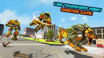 Real Lion Transform Robot Hero: Robot Games ภาพหน้าจอ 3