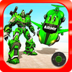 Flying Army Car Transform Robot Shooting Game