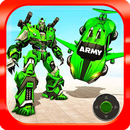 Flying Army Car Transform Robot Shooting Game APK