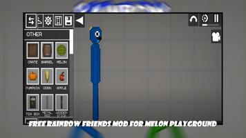 Rainbow friends Mod for melon capture d'écran 2