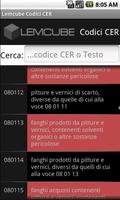 Codici CER Pro capture d'écran 1