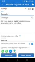 Réponse auto SMS Marketing Affiche