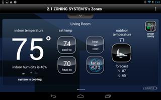 Lennox iComfort Wi-Fi tablet स्क्रीनशॉट 1