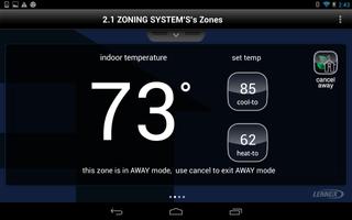 Lennox iComfort Wi-Fi tablet capture d'écran 3