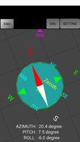 3D Compass Gyroscope★ジャイロコンパス スクリーンショット 1