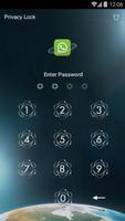 AppLock Theme - Night Earth capture d'écran 2