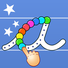 Cursive Letters Writing Wizard آئیکن