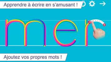 J'écris en script Affiche