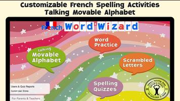 French Words - Learn spelling poster