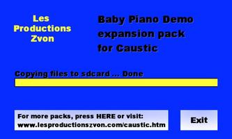 Baby Piano demo for Caustic 스크린샷 1