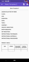 Lesson Notes Template screenshot 3