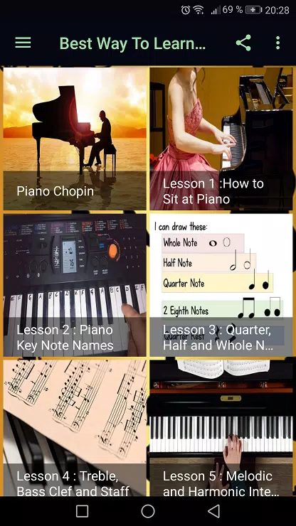 Meilleur moyen d'apprendre le piano APK pour Android Télécharger