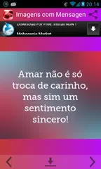 Imagens com Mensagens de Amor APK 下載