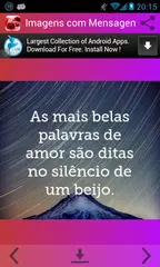 Imagens com Mensagens de Amor APK 下載