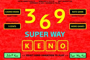 369 Super Way Keno Plakat