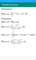New Maths Formulas Affiche